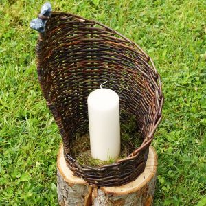 Holzklotzlaterne