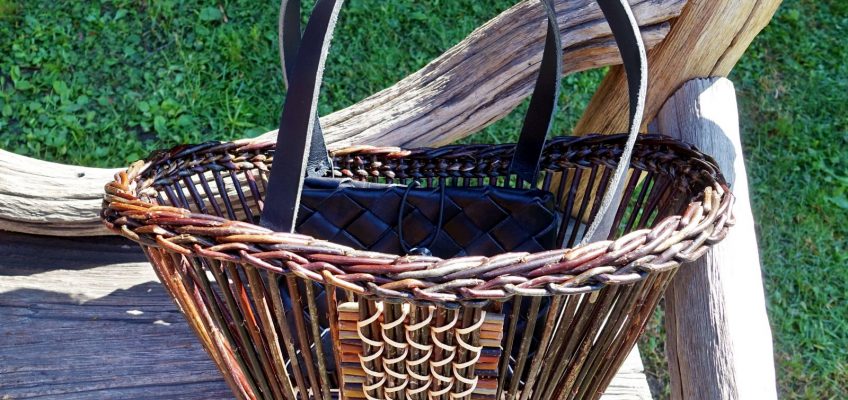 Beim Flechtwettbewerb in Polen 2019 ausgezeichnete Tasche